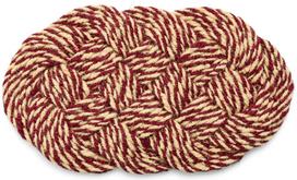 Hay Durų kilimėlis Coco Swirl, 40 x 80 cm, bordo