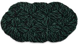 Hay Durų kilimėlis Coco Swirl, 40 x 80 cm, žalias