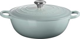 Le Creuset Puodas La Marmite Signature, 28 cm, jūros druskos spalvos