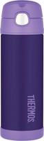 Thermos Termo buteliukas su šiaudeliu FUNtainer, 470 ml, violetinis
