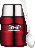 Thermos Termosas maistui Style su sulankstomu šaukštu, 470 ml, raudonas, 2 dalių