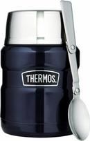 Thermos Pietų termosas su sulankstomu šaukštu Style, 470 ml, tamsiai mėlynas, 2 dalių