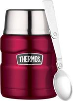 Thermos Termosas maistui Style su sulankstomu šaukštu, 470 ml, avietinis, 2 dalių