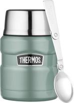 Thermos Pietų termosas Style su sulankstomu šaukštu, 470 ml, pastelinės žalios spalvos, 2 dalių