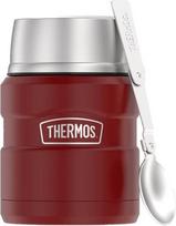 Thermos Pietų termosas Style su sulankstomu šaukštu, 470 ml, plytų spalvos, 2 dalių