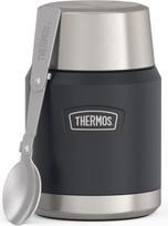Thermos Pietų termosas Icon su sulankstomu šaukštu, 470 ml, tamsiai pilkas, 2 dalių