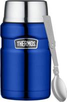 Thermos Termosas maistui su sulankstomu šaukštu Style 710 ml, mėlynas, 2 el.