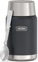 Thermos Termosas maistui su sulankstomu šaukštu Icon 710 ml, tamsiai pilkas, 2 dalių