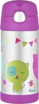 Thermos Termo buteliukas su šiaudeliu FUNtainer, katė, 355 ml