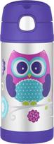 Thermos Termo buteliukas su šiaudeliu FUNtainer pelėda, 355 ml