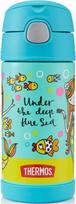 Thermos Termo buteliukas su šiaudeliu FUNtainer, undinėlės, 355 ml
