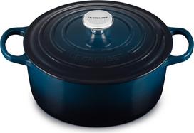 Le Creuset Troškinimo puodas Signature, 26 cm, tamsiai mėlynas