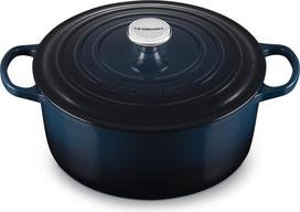Le Creuset Keptuvė Signature, 28 cm, tamsiai mėlyna