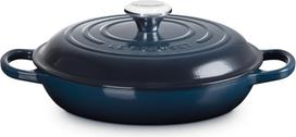 Le Creuset Puodas Gourmet Signature, 26 cm, tamsiai mėlynas