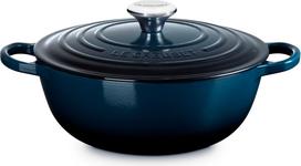 Le Creuset Puodas La Marmite Signature, 26 cm, tamsiai mėlynas