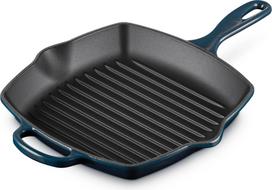 Le Creuset Grilio keptuvė Signature, kvadratinė, 26 cm, tamsiai mėlyna