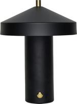 OYOY Stalinė lempa belaidė Hatto LED, 24,5 cm, juoda