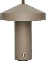 OYOY Stalinė lempa belaidė Hatto LED, 24,5 cm, smėlio spalvos