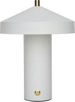 OYOY Stalinė lempa Hatto LED, belaidė, 24,5 cm, balta