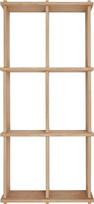 OYOY Sieninė lentyna Grid, 82 cm, natūralaus ąžuolo