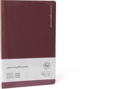 Pininfarina Segno Užrašų knygelė iš akmens popieriaus Pininfarina, atspari vandeniui, linijomis, A5, 128 puslapiai, raudona