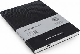 Pininfarina Segno Užrašų knygelė Pininfarina Flexi, iš akmens popieriaus, atspari vandeniui, lygi, A5, 128 puslapiai, juoda
