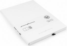 Pininfarina Segno Užrašų knygelė Pininfarina Flexi, iš akmens popieriaus, atspari vandeniui, lygi, A5, 128 puslapiai, balta