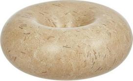 OYOY Žvakidė klasikinei žvakei Savi, apvali, 10 cm, smėlio spalvos
