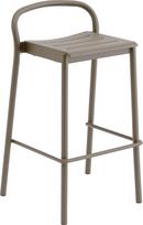 Muuto Baro kėdė Linear, 75 cm, pilkai ruda