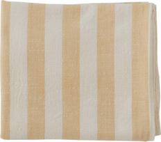 OYOY Staltiesė Striped, 140 x 260 cm, balta-geltona