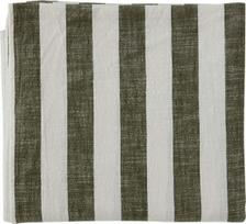 OYOY Staltiesė Striped, 140 x 260 cm, balta-žalia