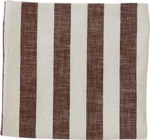 OYOY Staltiesė Striped, 140 x 200 cm, baltai ruda
