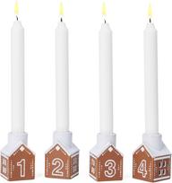 Kähler Advento žvakidė Kähler Christmas meduoliniai nameliai, 4 vnt.