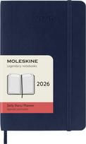 Moleskine Dienotvarkės kalendorius Moleskine 2026 12M P, minkštais viršeliais, tamsiai mėlynas