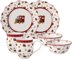 Villeroy & Boch Stalo indų rinkinys 2 asmenims Toys Delight lokomotyvas, 6 dalių