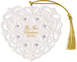 Villeroy & Boch Kalėdinė eglutės dekoracija Christmas Classics 2025, širdelė