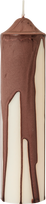 Ferm Living Žvakė Dryp Pillar, 20 cm, ruda