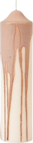 Ferm Living Žvakė Dryp Pillar, 20 cm, smėlio spalvos