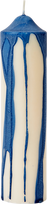 Ferm Living Žvakė Dryp Pillar, 20 cm, mėlyna