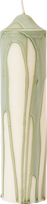 Ferm Living Žvakė Dryp Pillar 20 cm, šviesiai žalia