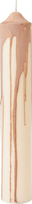 Ferm Living Žvakė Dryp Pillar, 30 cm, smėlio spalvos
