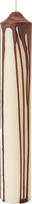 Ferm Living Žvakė Dryp Pillar, 30 cm, ruda