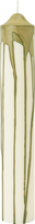 Ferm Living Žvakė Dryp Pillar, 30 cm, alyvuogių spalvos