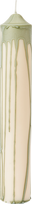 Ferm Living Žvakė Dryp Pillar, 30 cm, šviesiai žalia