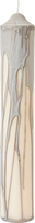 Ferm Living Žvakė Dryp Pillar, 30 cm, pilka