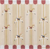 Bloomingville Popierinės servetėlės Merry Go Round, 33 cm, 20 vnt.