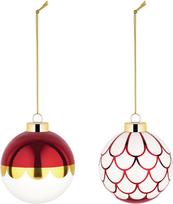 Alessi Kalėdiniai burbulai Delight IV, 2 vnt.