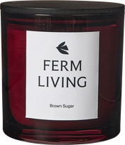 Ferm Living Kvapi žvakė Vitto, 12 cm, bordo