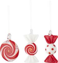 Bloomingville Kalėdiniai burbulai Festive saldainiai, 6 cm, 3 vnt.
