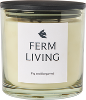 Ferm Living Kvapi žvakė Vitto, 12 cm, šviesiai geltona